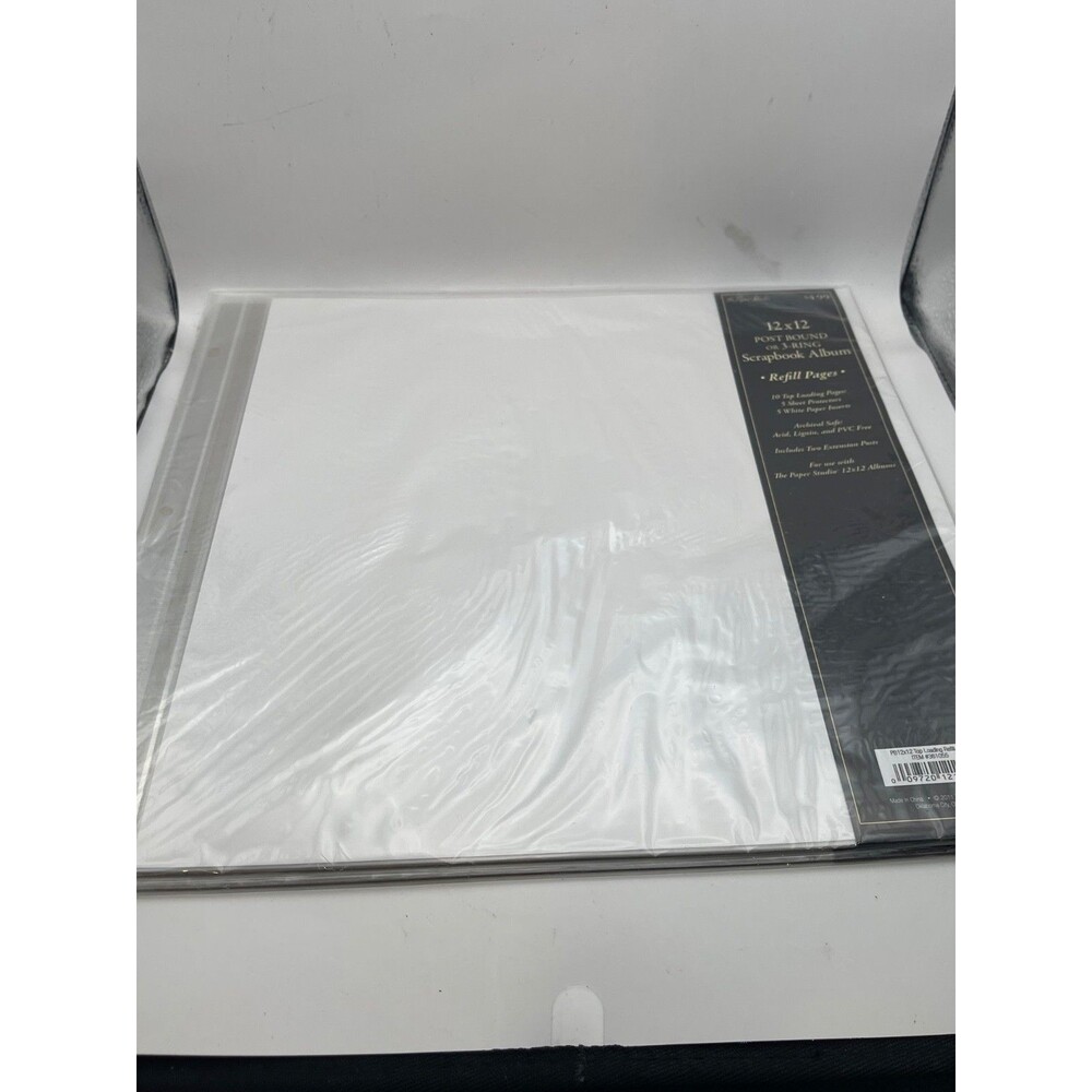 2 Packs The Paper Studio 12x12 Scrapbook Album Refill Pages 361055 New